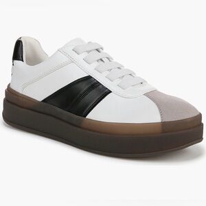 FRANCO SARTO || L-Vinto White and Black Women’s Sneakers. Sz. 11 M
